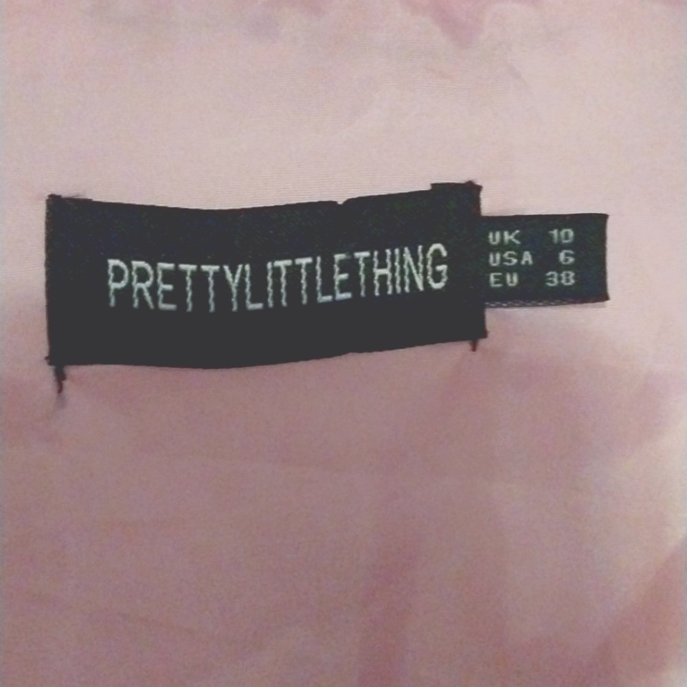 PrettyLittleThing Pink Puffer Jacket - Picture 2 of 4